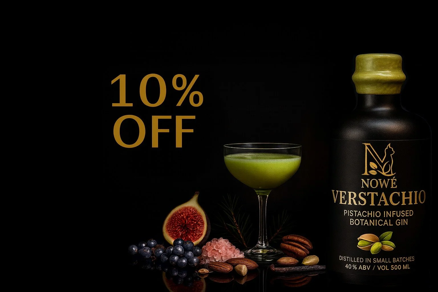 🎄 Festive Treat: 10% Off Verstachio! 🎄

From now until the 31st of December, we&rsquo;re giving you 10% off our  Pistachio Gin! handcrafted, ultra smooth, and perfect for cosy winter evenings (or gifting, if you&rsquo;re feeling generous 😉).

Just