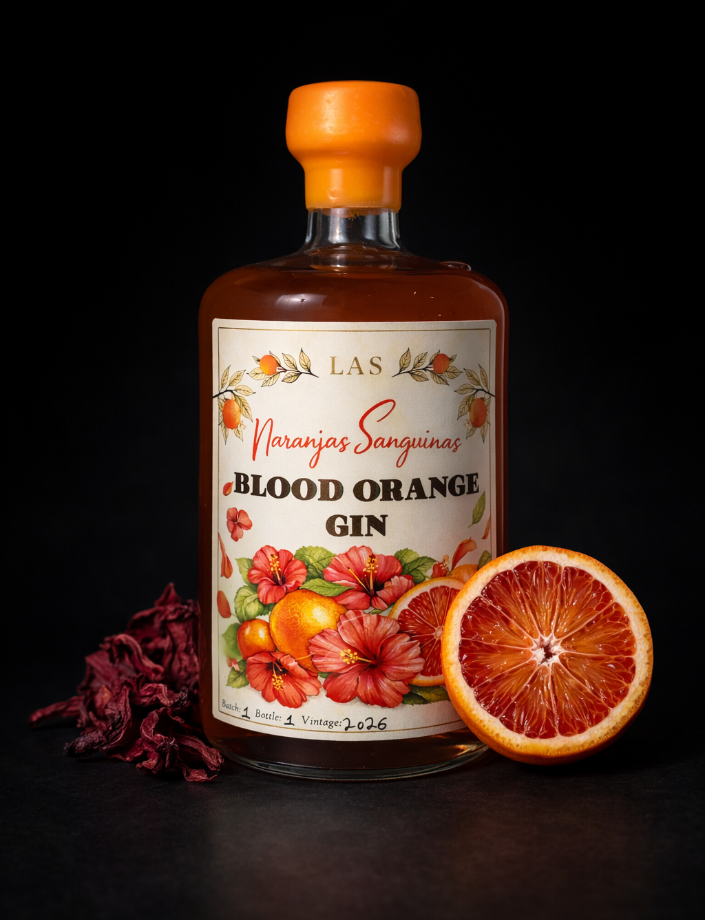 Las Naranjas Sanguinas - Blood Orange Gin