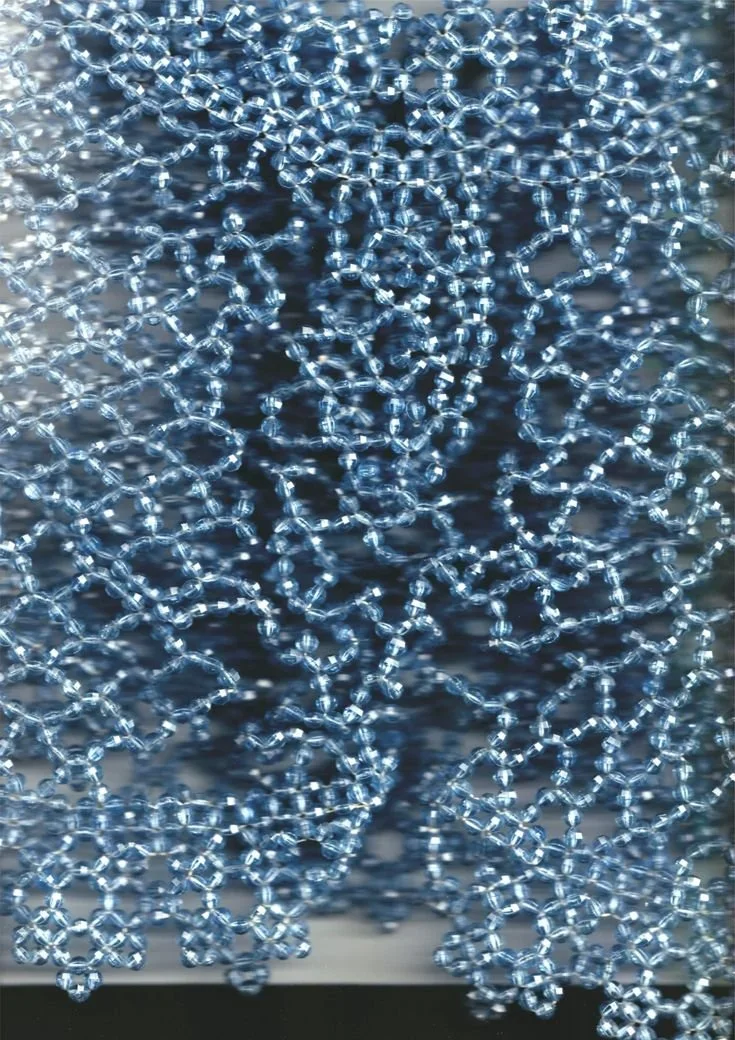 
1950s Couture Beadwork Detail | 18.01LONDON Archive

Close-up of intricate pale blue hand-beaded floral embroidery from a 1950s couture garment.

Exceptional mid-century couture beadwork featuring hand-applied floral motifs and intricate artisanal c