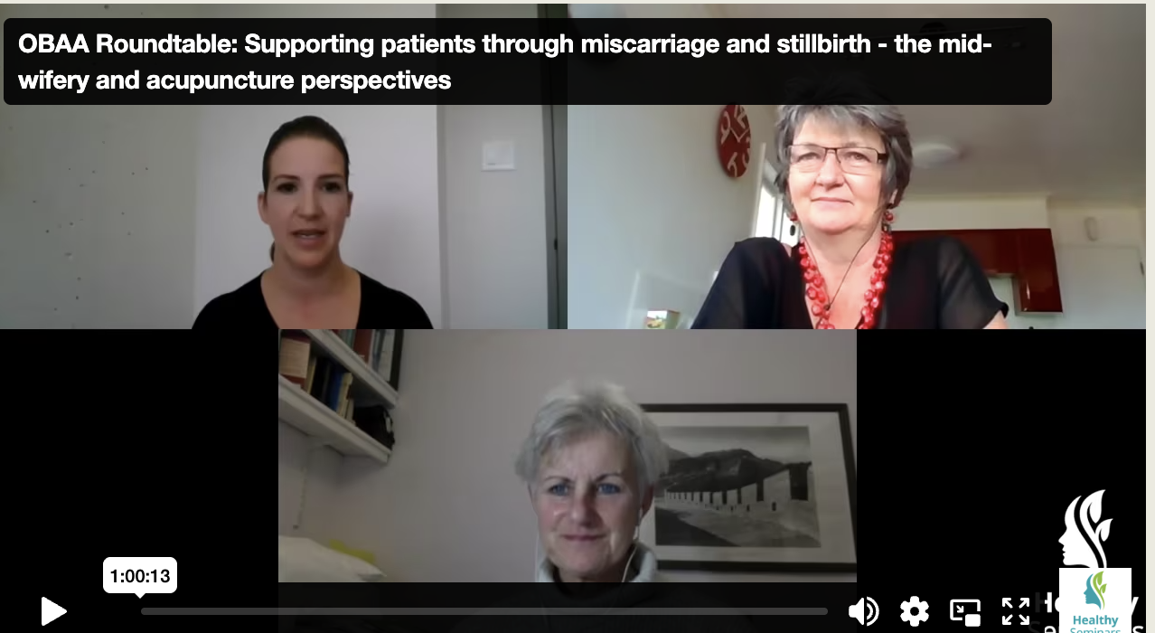 Roundtable Discussion: Dealing with Adverse Events from the Midwifery and Acupuncture Perspectives