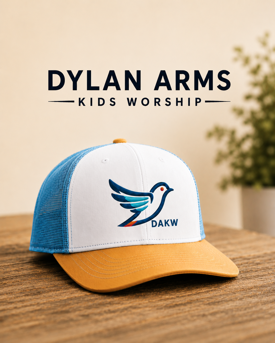 Dylan Arms Kids Worship Trucker Hat