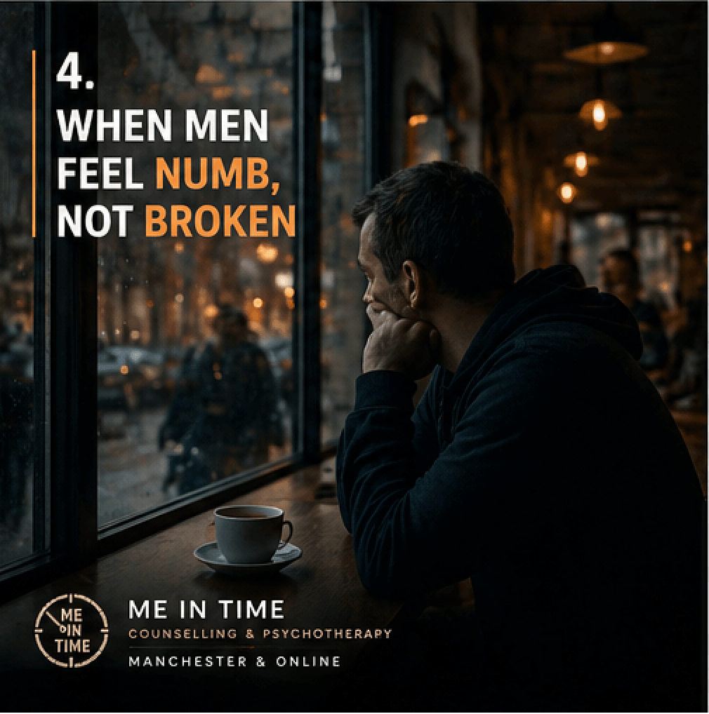 When Men Feel Numb, Not Broken