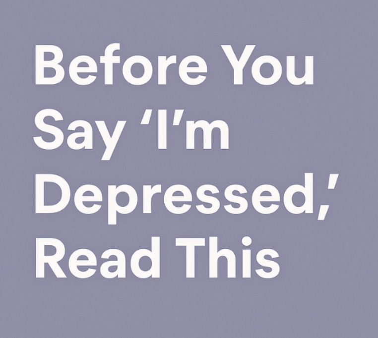 CONNECTION - I'm Not Depressed. So Why Does Everything Feel Flat?