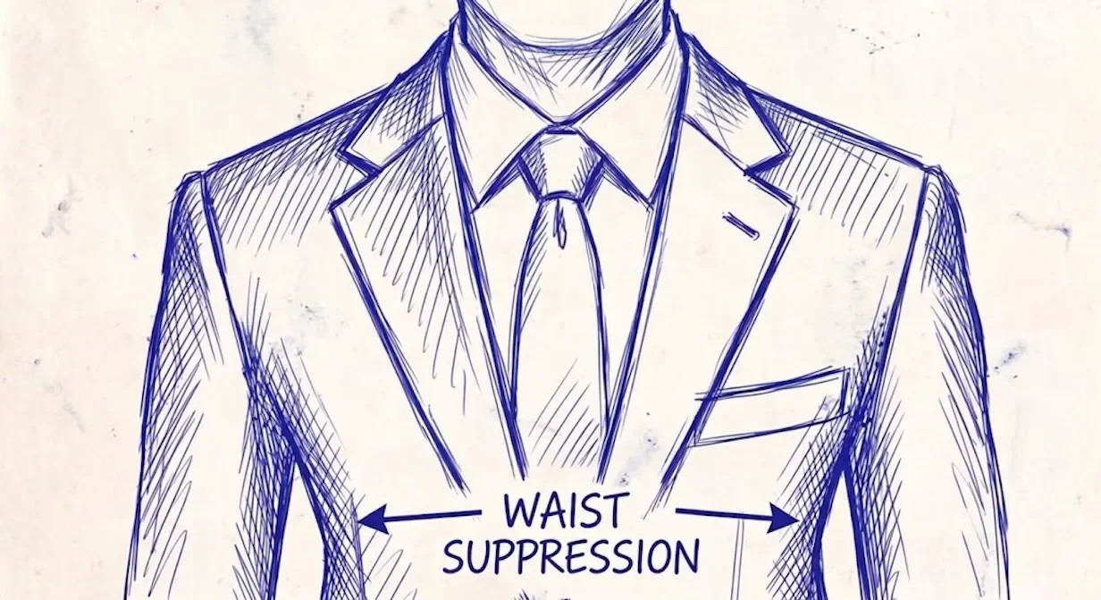 Suits waist suppression