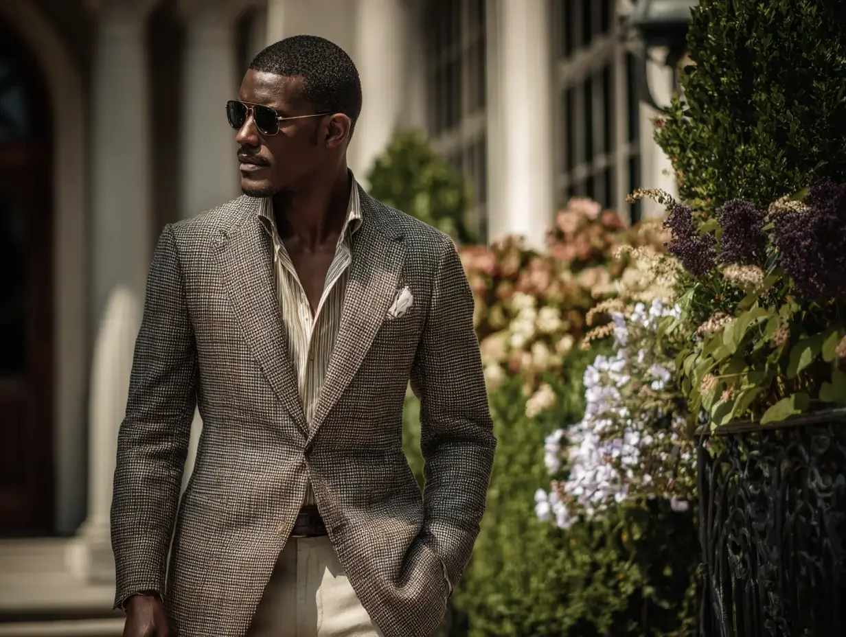 Men's custom sport coats created in Houston