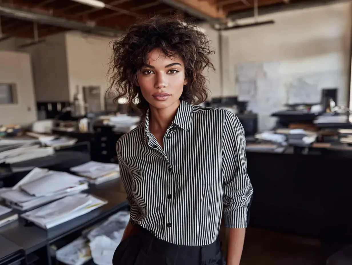 Women's tailored dress shirts created in Houston