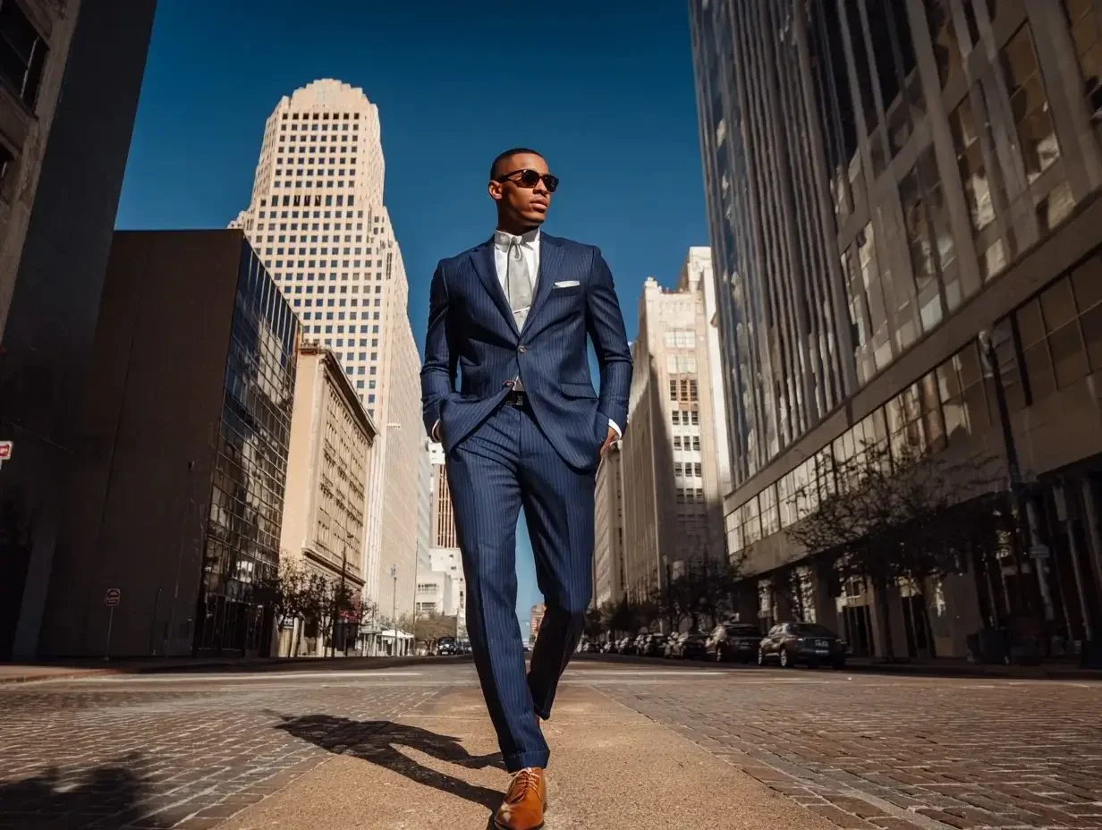 Bespoke custom suits created in Houston