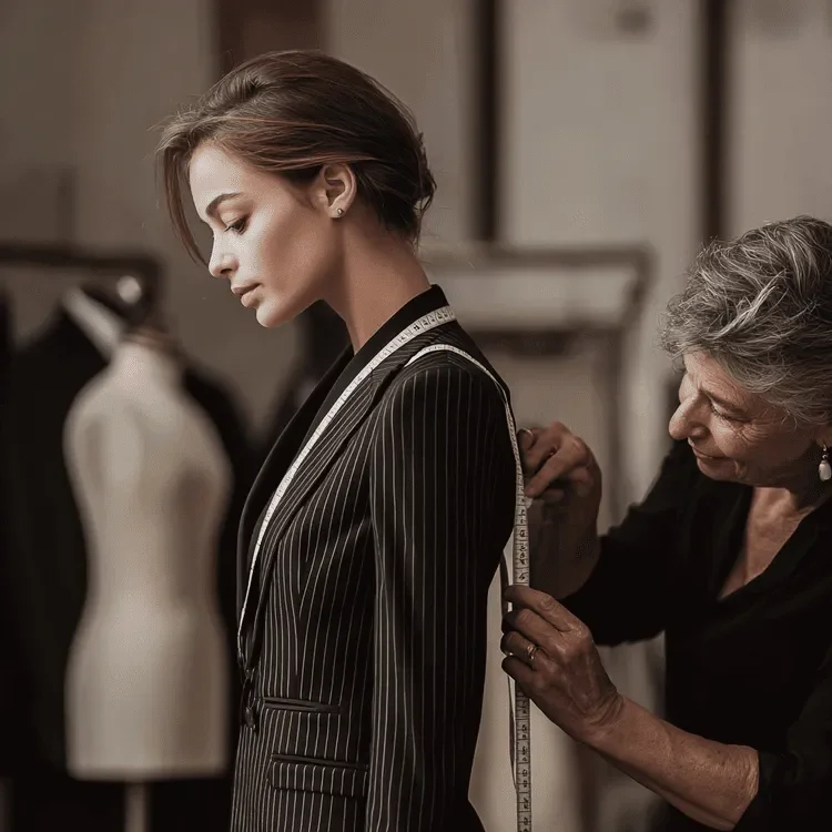 Fitting of tailor-made garment