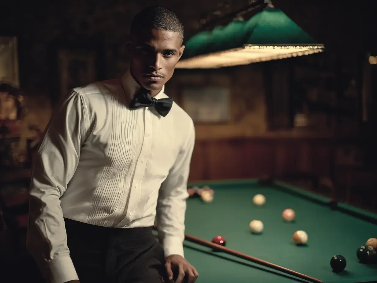 Custom tuxedo shirts created in Houston