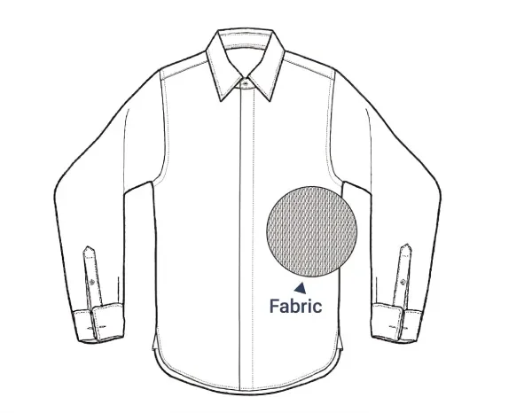 Dress shirt fabric selection
