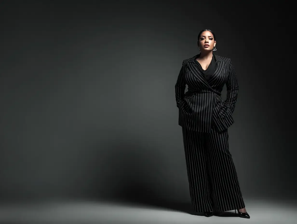 Plus size dress suits for women created in Houston