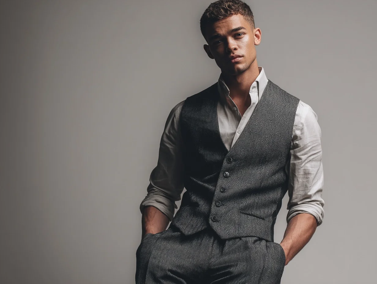 How should a suit vest fit? 