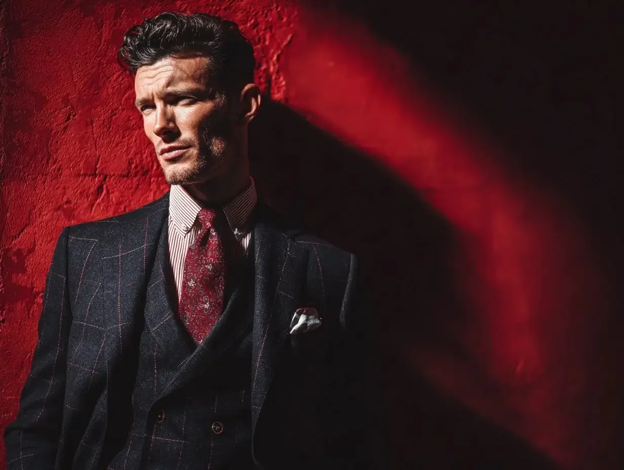 Blue 3 piece suits created in Houston
