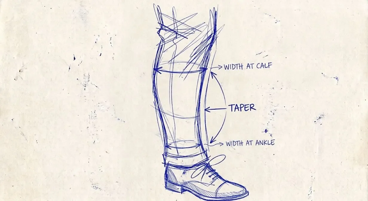 Dress pants taper