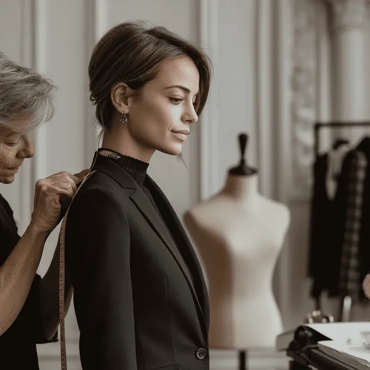 Initial sizing and fitting of try-on garment