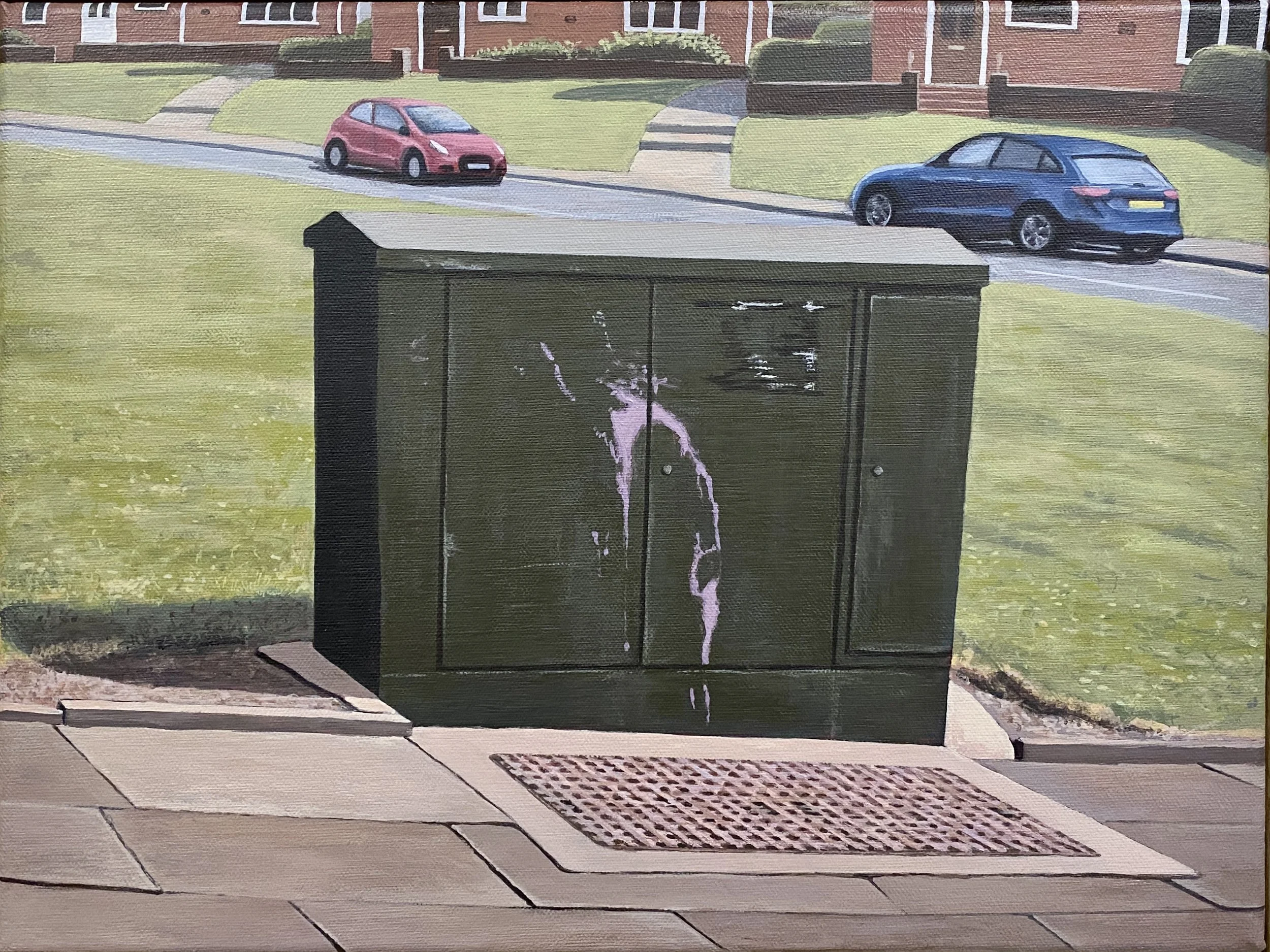 Red Car, Blue Car... 40 x 30 cm