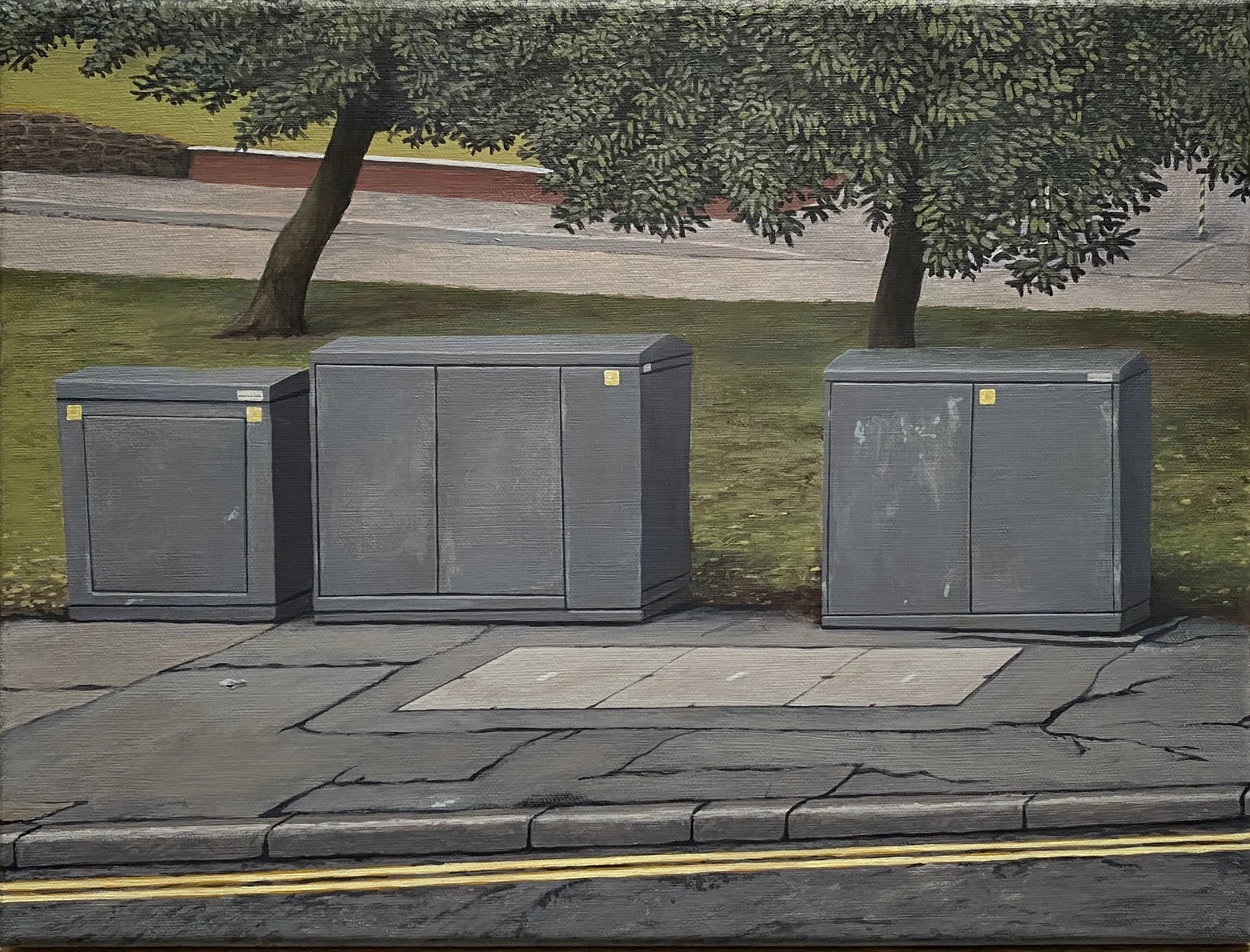 Three Junction Boxes 40 x 30 cm