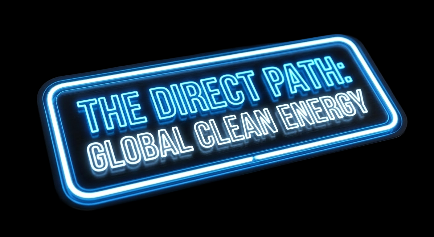 THE DIRECT PATH: GLOBAL CLEAN ENERGY A 3-step hybrid geothermal and orbital relay architecture providing 24/7 sustainable global power.