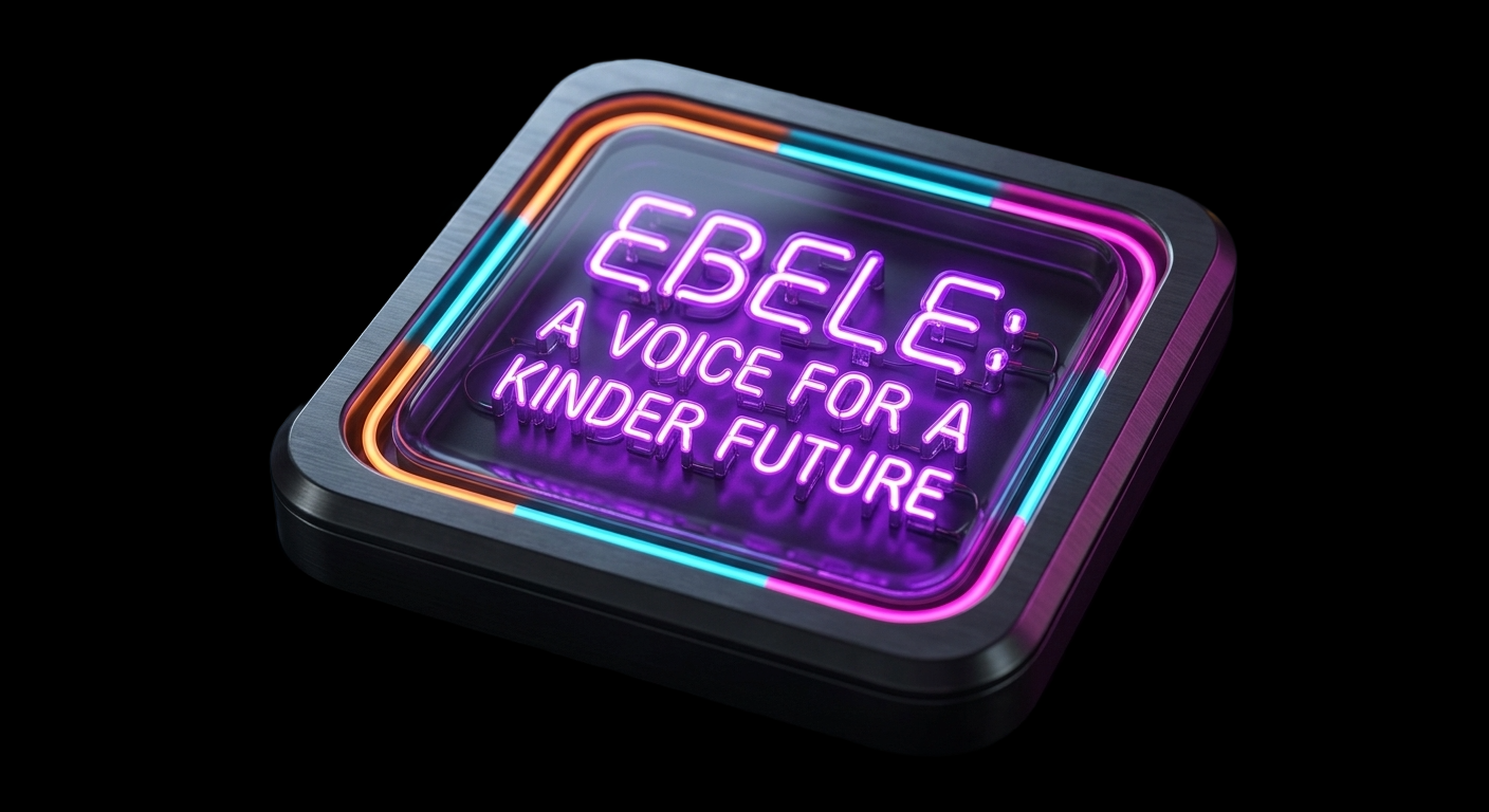 EBELE: A VOICE FOR A KINDER FUTURE A blueprint for a socially responsible digital platform utilizing an AI companion to foster empathy, respect, and positive human connection.