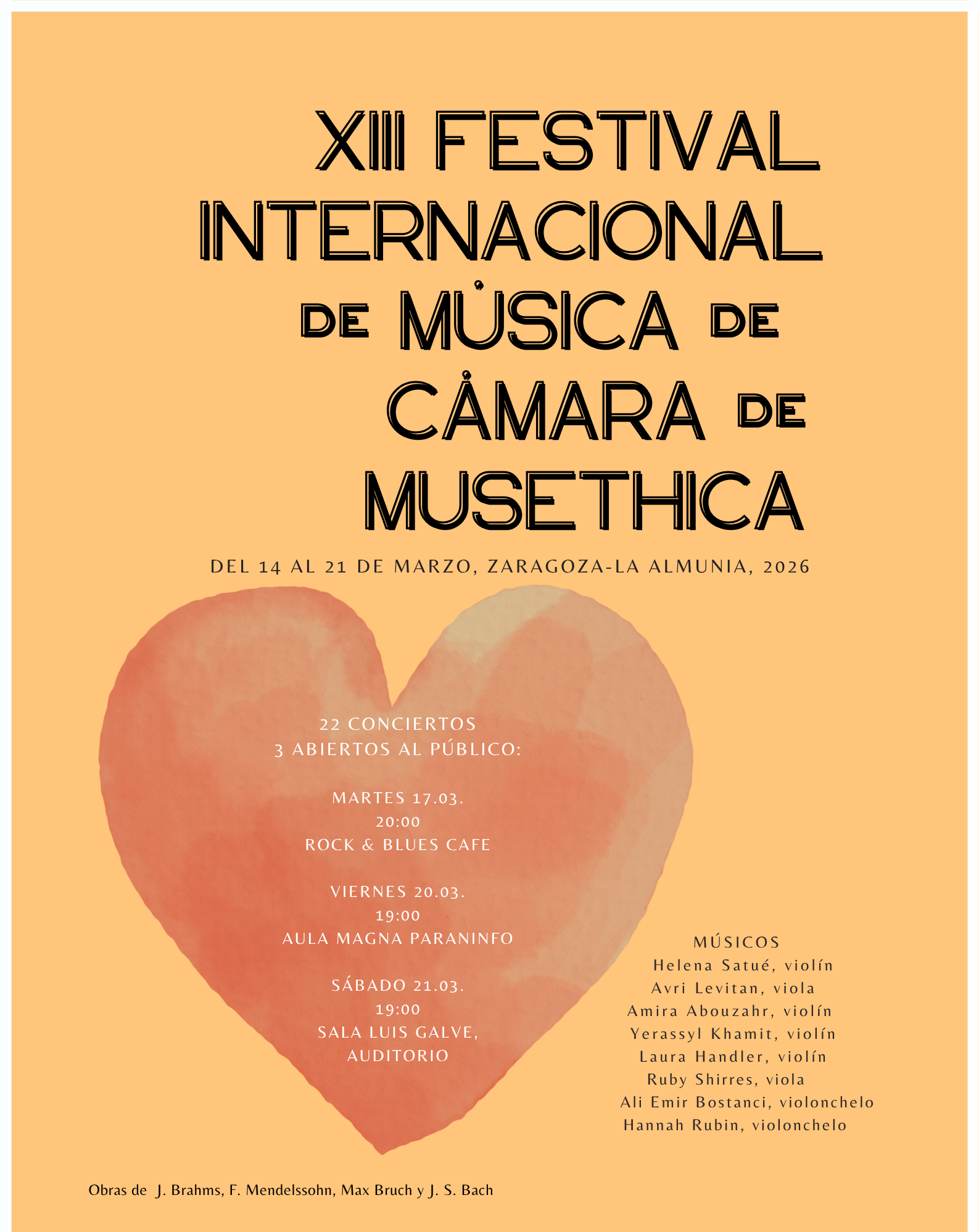 XIII Festival Internacional de música de cámara de Musethica