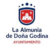 Logotipo del ayuntamiento de La Almunia de Doña Godina, con escudo y texto