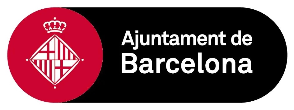 Logotipo del Ajuntament de Barcelona con texto en español.