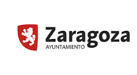 Logotipo del Ayuntamiento de Zaragoza con un escudo y texto