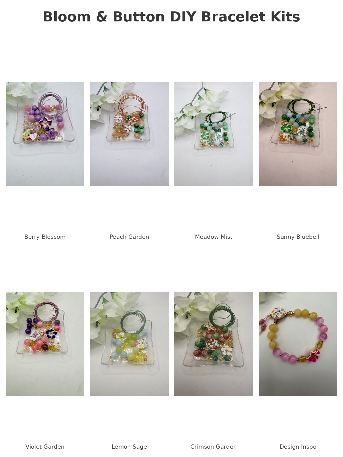 Bloom & Button DIY Bracelet Kits