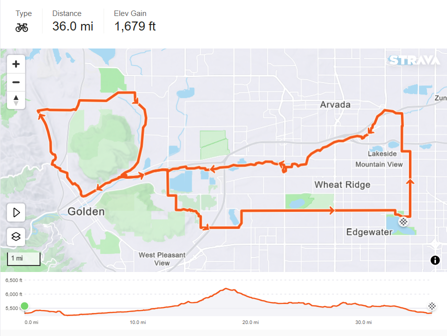 Climb for Coop Training Ride