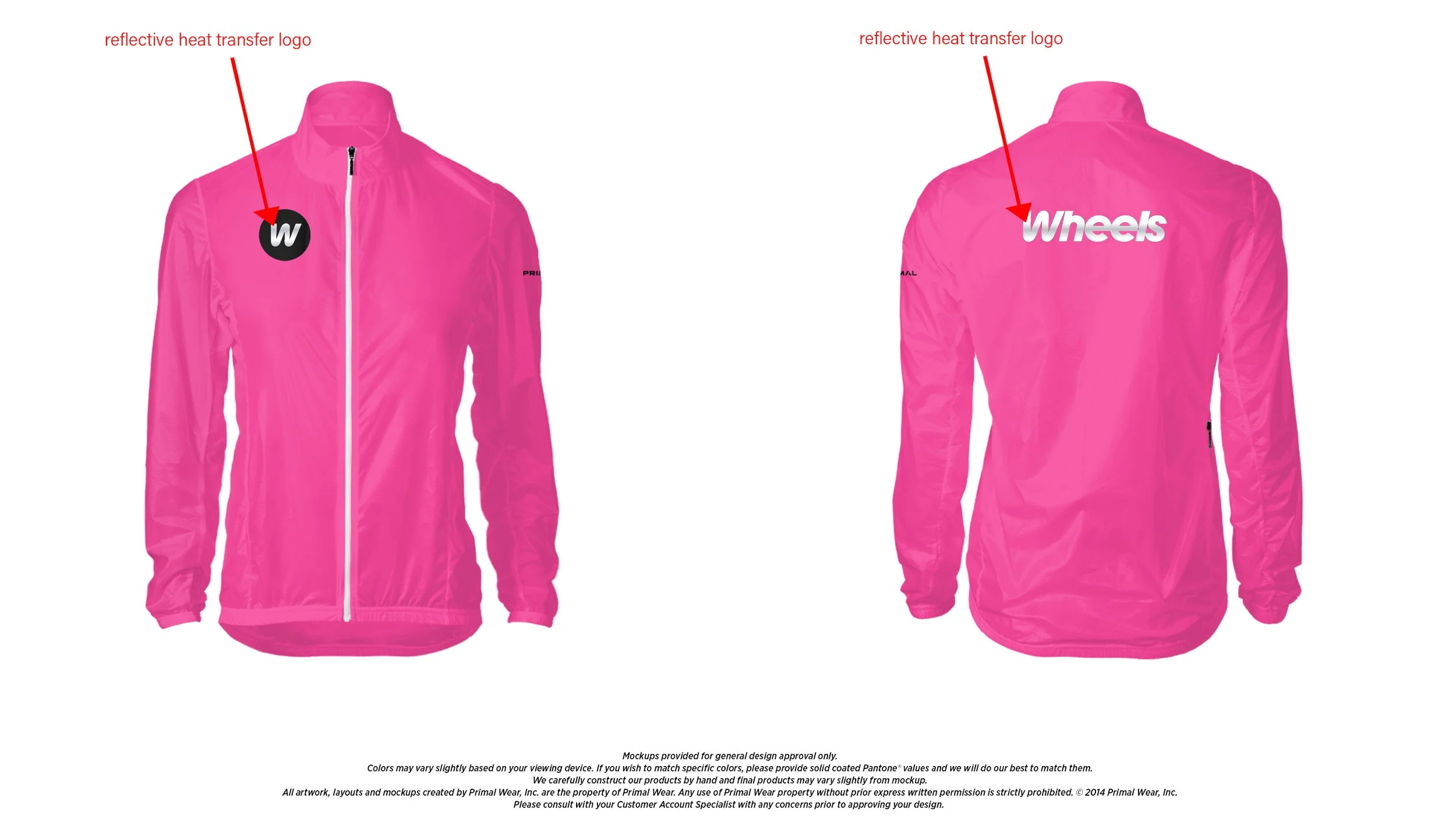 Hot Pink High Vis Raincoat