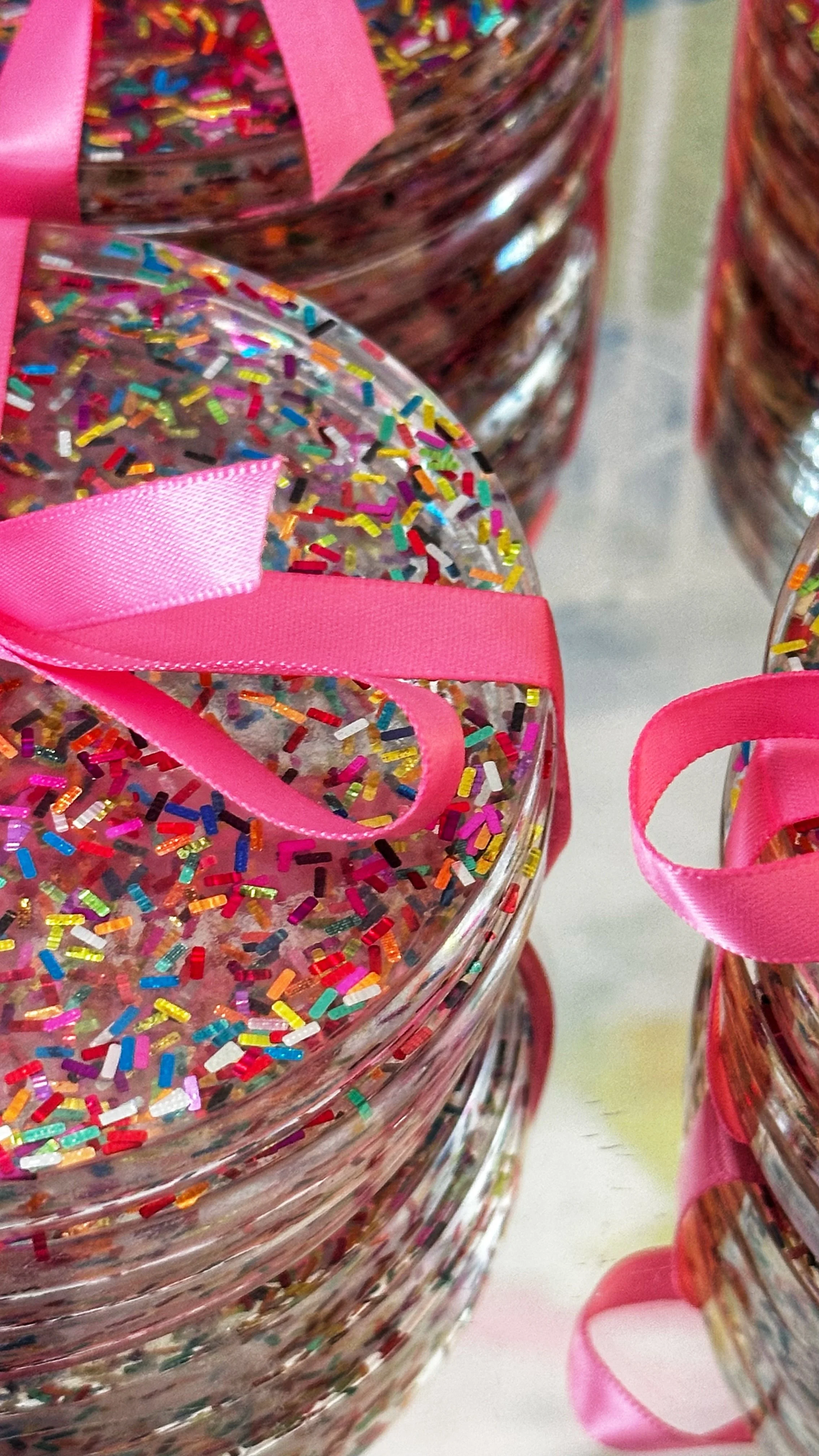 Sprinkle Confetti Coasters (set of 4)