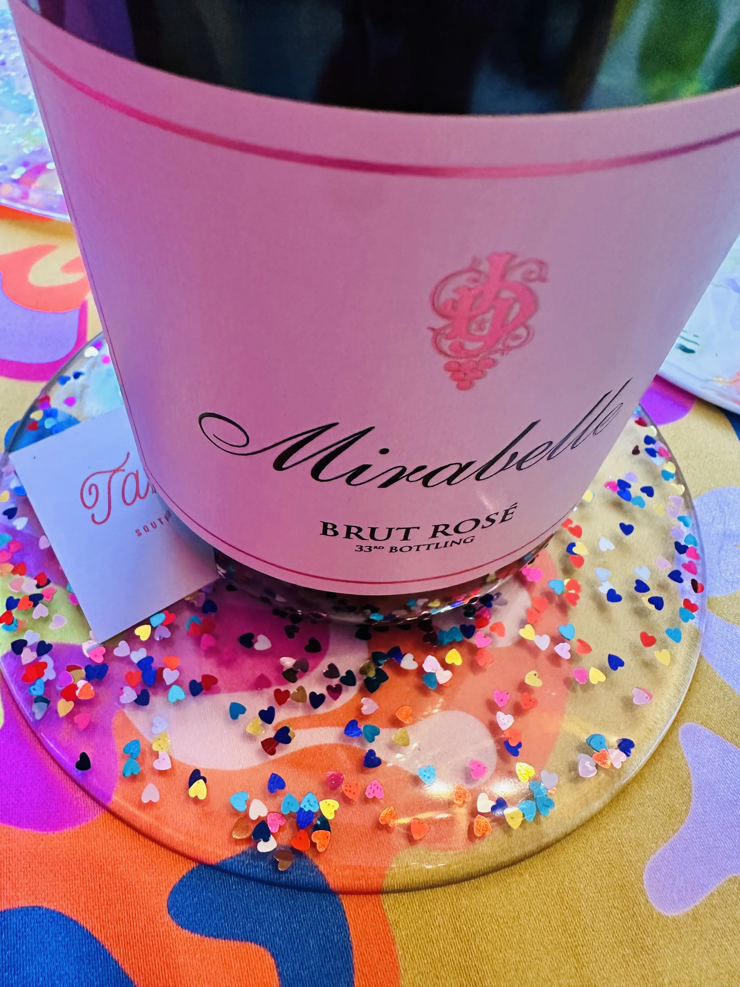 Love Struck Wine Coaster