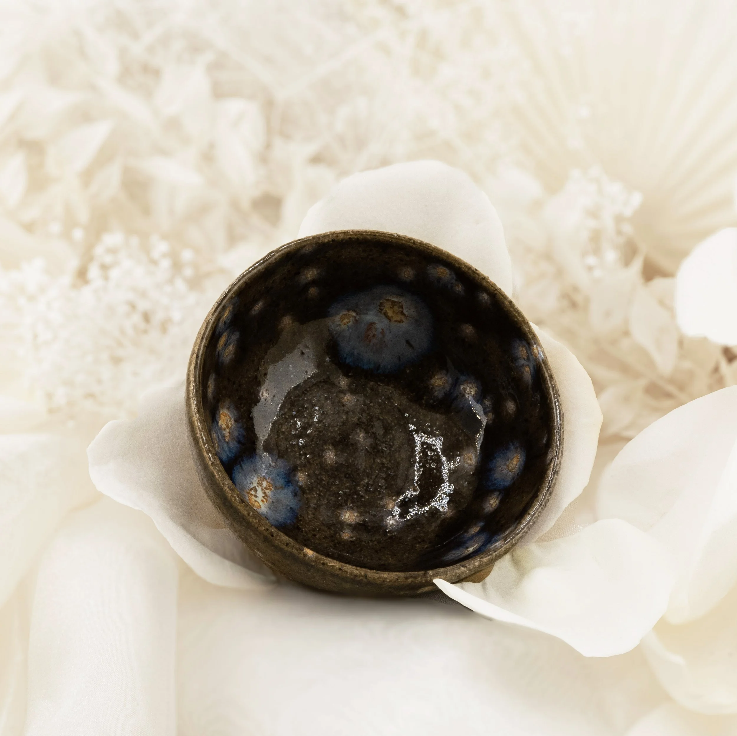 Small Glazed Ceramic Bowl - Flat Bottom