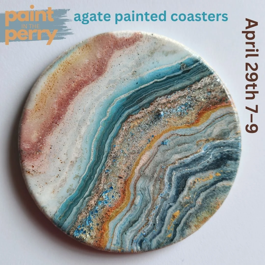 Agate Painted Coasters