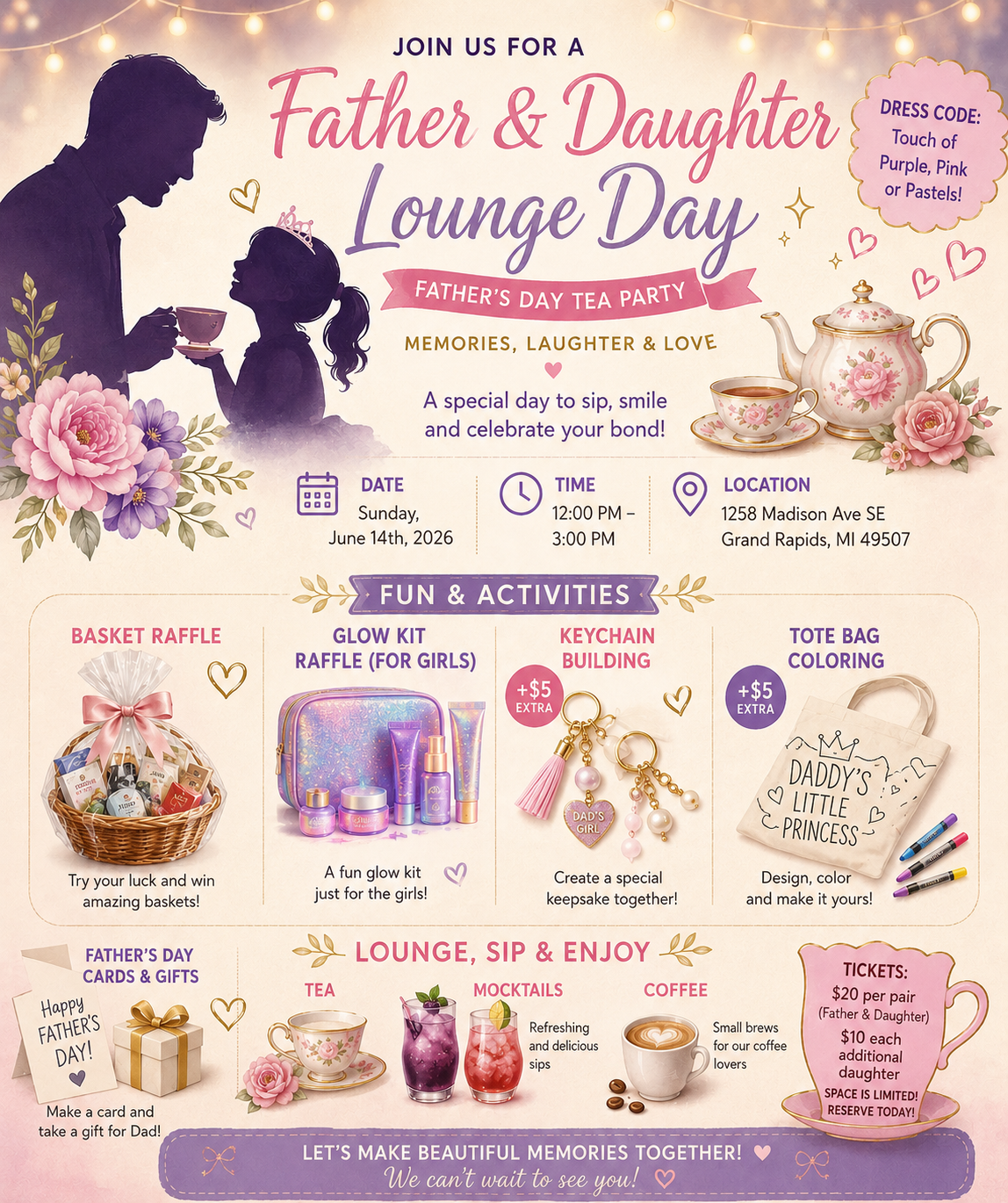 Father & Daughter Lounge Day