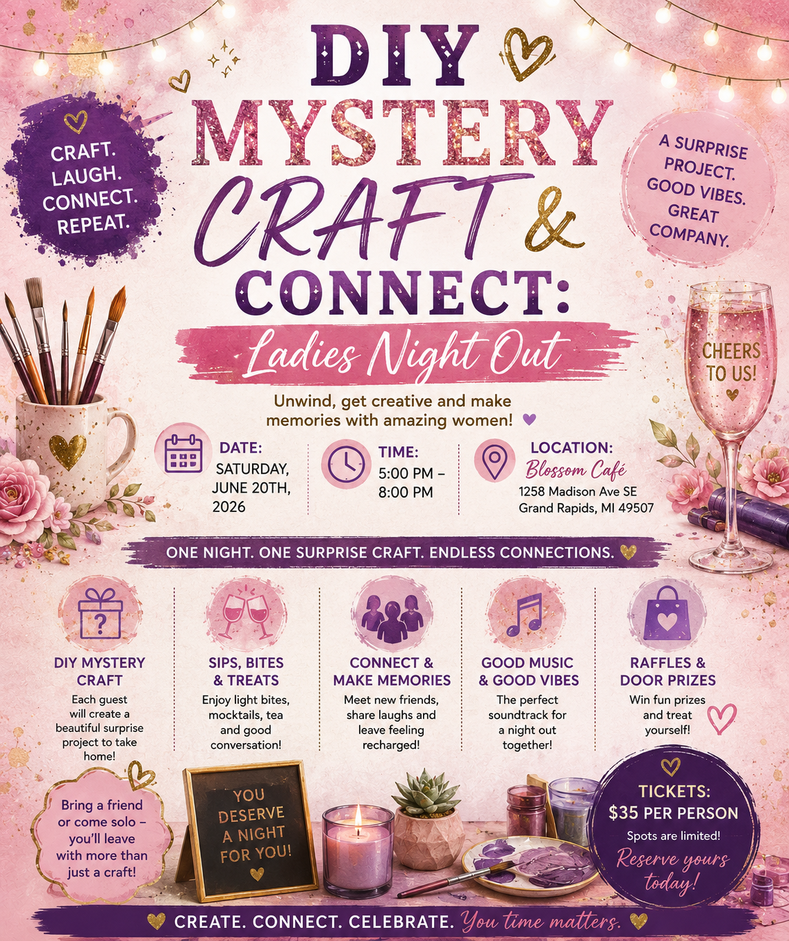 DIY Mystery Craft & Connect: Ladies Night Out