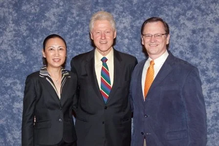 UMT President and Academic Dean meet President William J. Clinton
