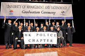 Twelve Hong Kong Junior Police Officers Earned Their BBA Degree from UMT