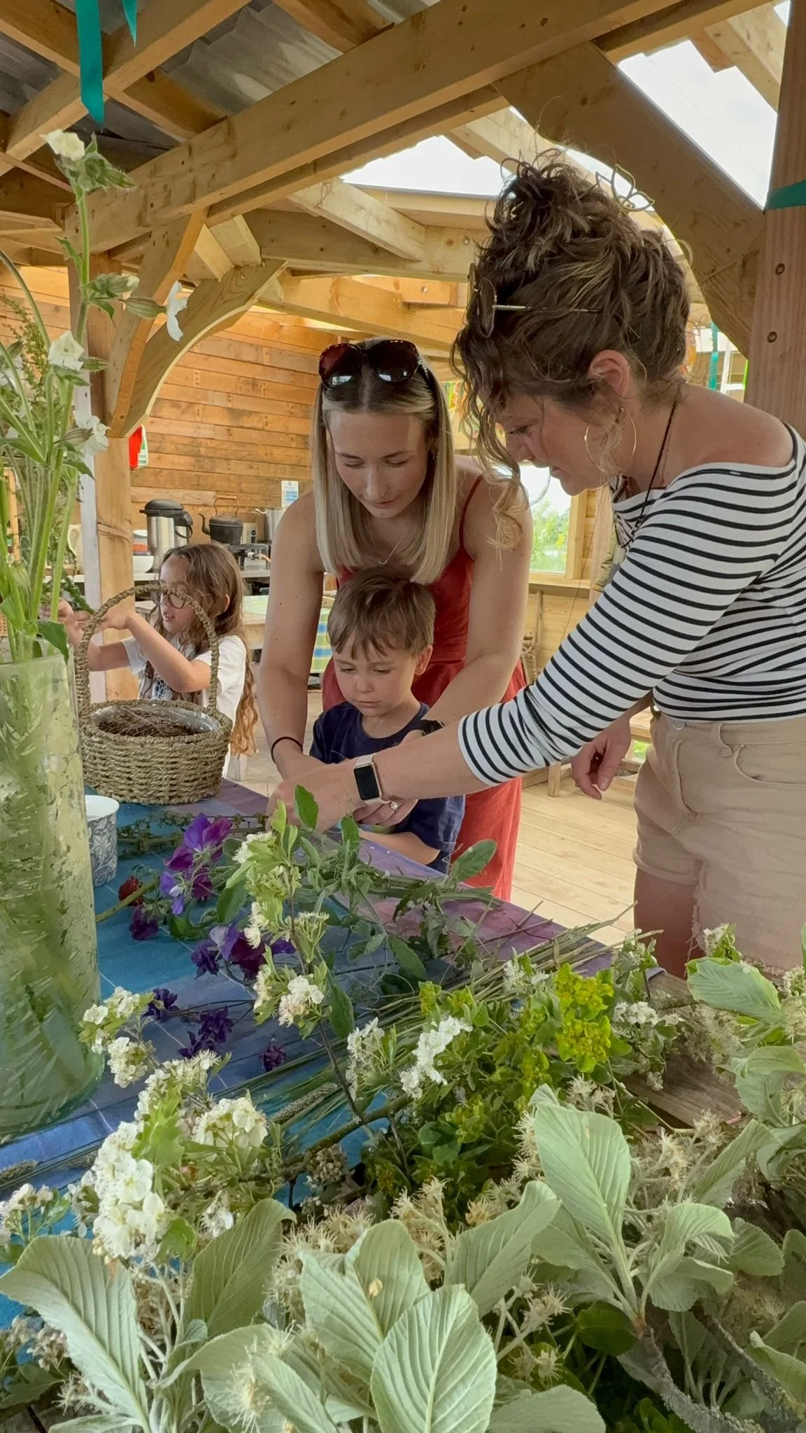 Mini & Me Floral Basket Workshop — Four Acre Farm, Ringwood | Saturday 26th September