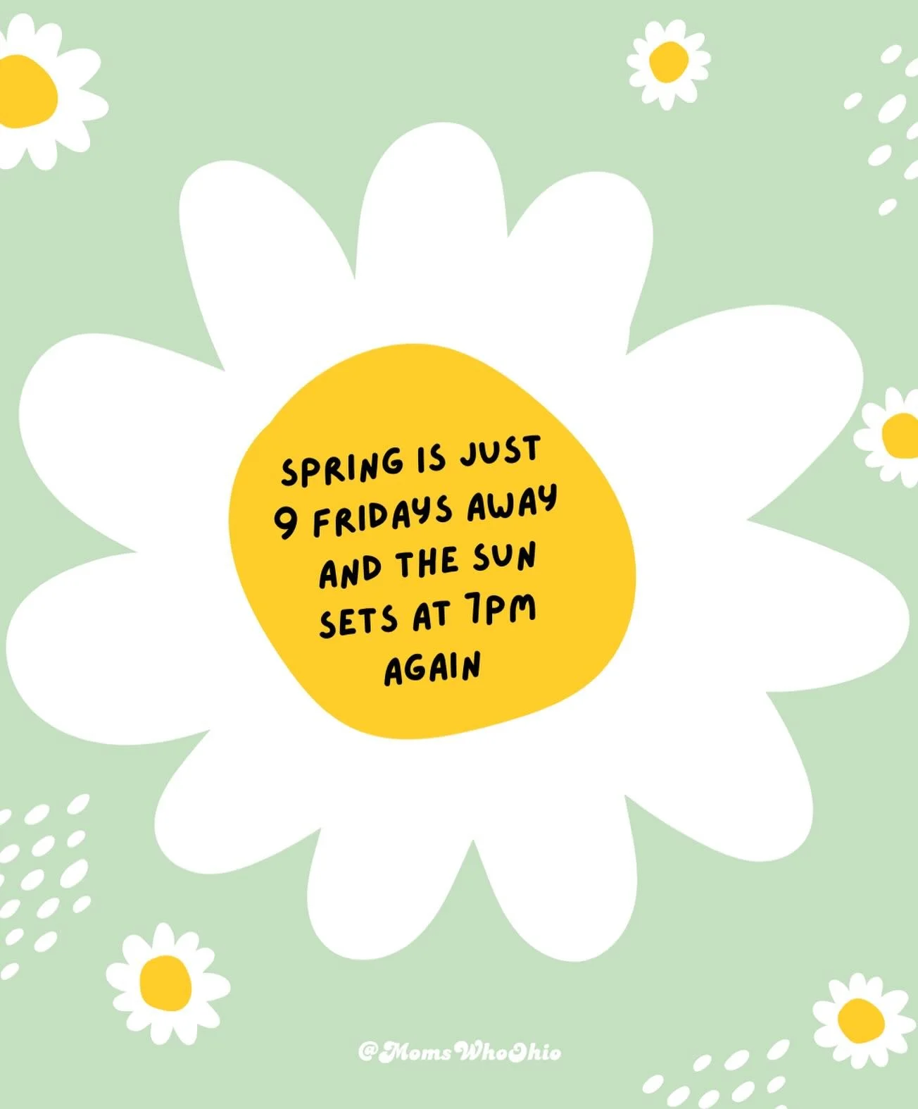 Anyone else feeling the winter blues? Hang in there, moms. Spring is just around the corner and we cannot wait for those longer evenings.