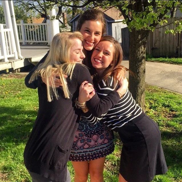 2016 is trending, and these moms were turning 22, living in the moment, chasing dreams, and unaware that life&rsquo;s best seasons were still ahead 🤍 @ashleydstanford @alaynamoore @lauraschirms