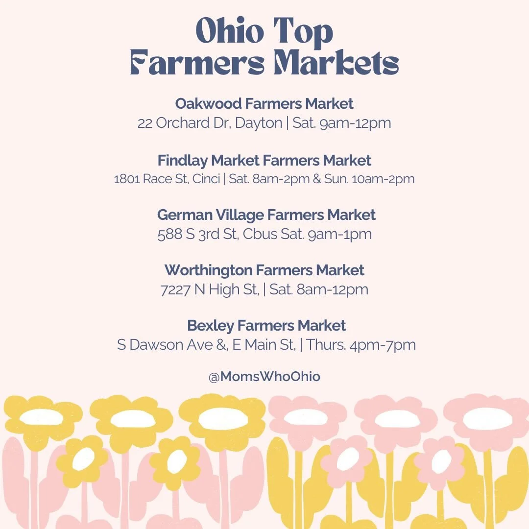 May means farmers markets are back and we are so here for it 🌿

Weekends and weekday evenings, which honestly makes it even better. Slow strolls, fresh flowers, local produce, and letting the kids wander with a snack in hand. It is one of the easies