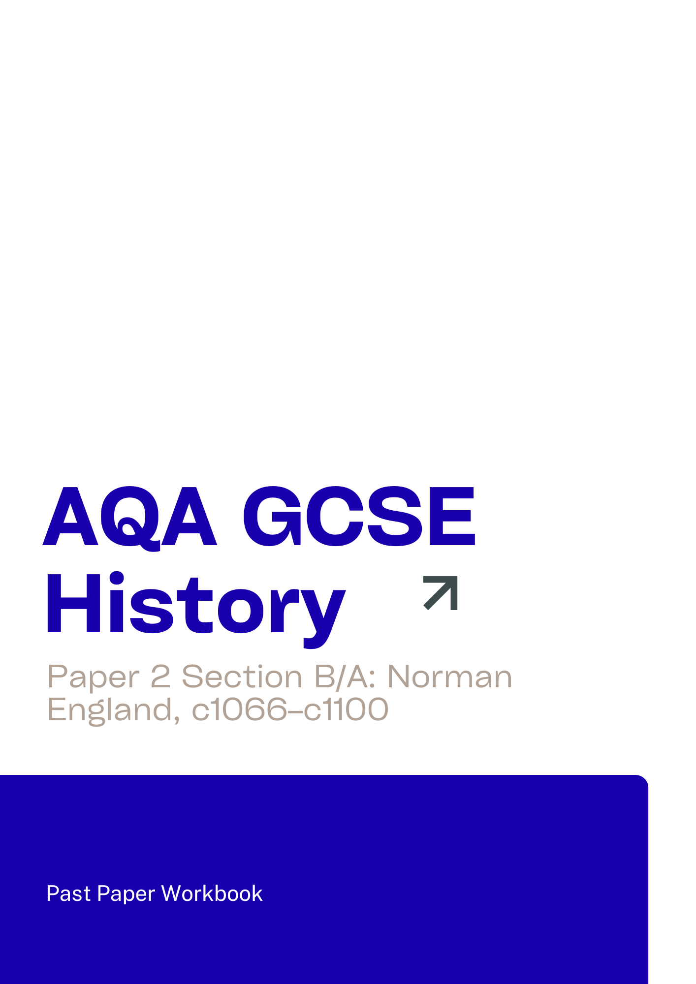 QA GCSE History Paper Two Norman England, c1066–c1100 Past Paper Exam Work Books