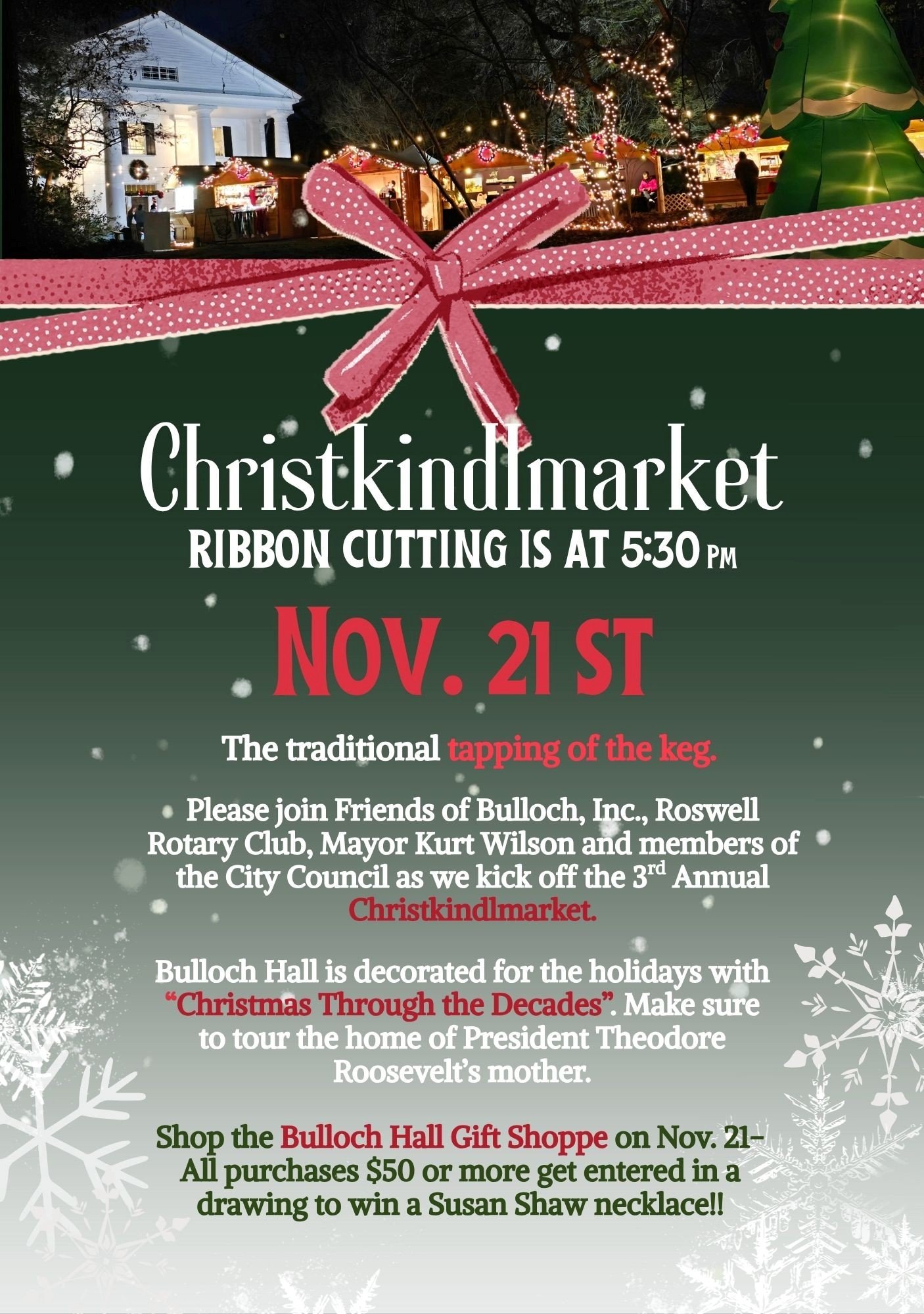 Christkindlmarket - Ribbon Cutting