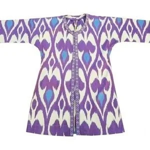 Ikat Coat in Purple and White(3).jpg