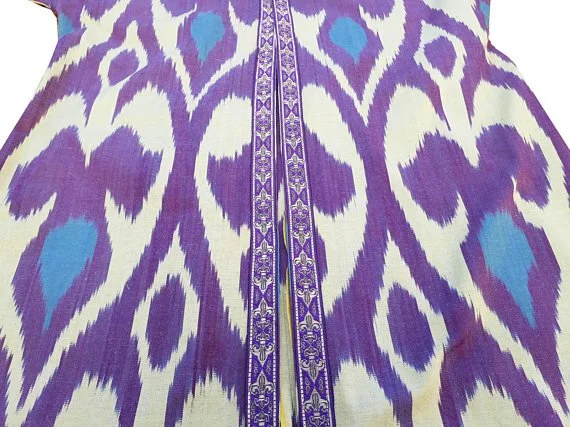 Ikat Coat in Purple and White(4).jpg