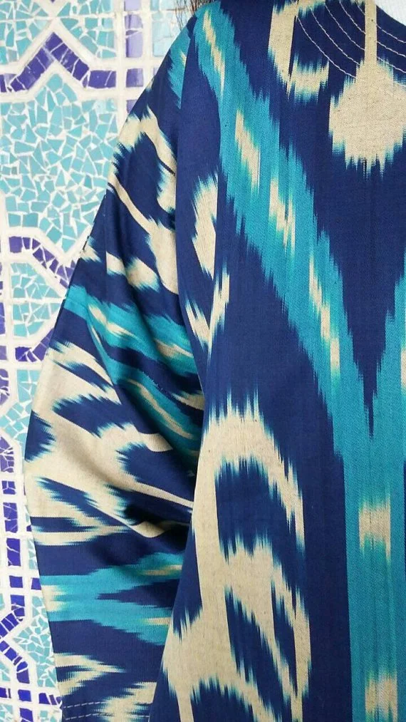 Ikat Coat in White and Blue(4).jpg