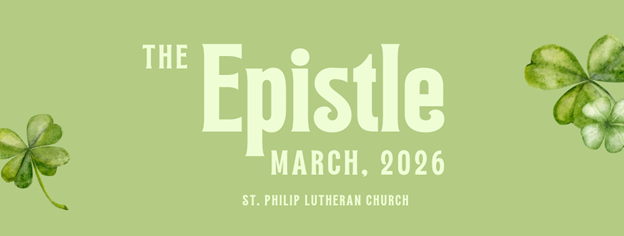 The Epistle Newsletter: March  2026