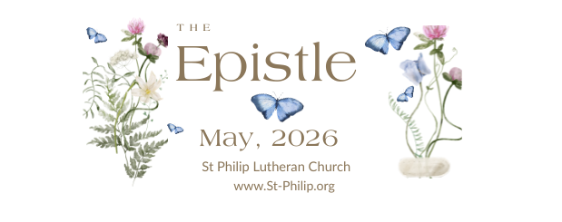 The Epistle Newsletter: May 2026