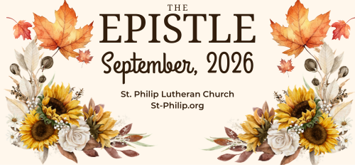 The Epistle Newsletter: September